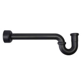 Native Trails - Decorative P-Trap in Matte Black - Matte Black