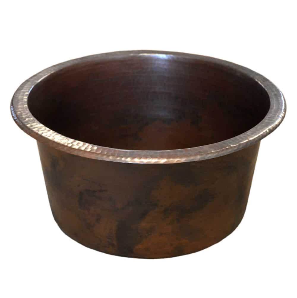 Diego Bar and Prep Sink in Antique Copper