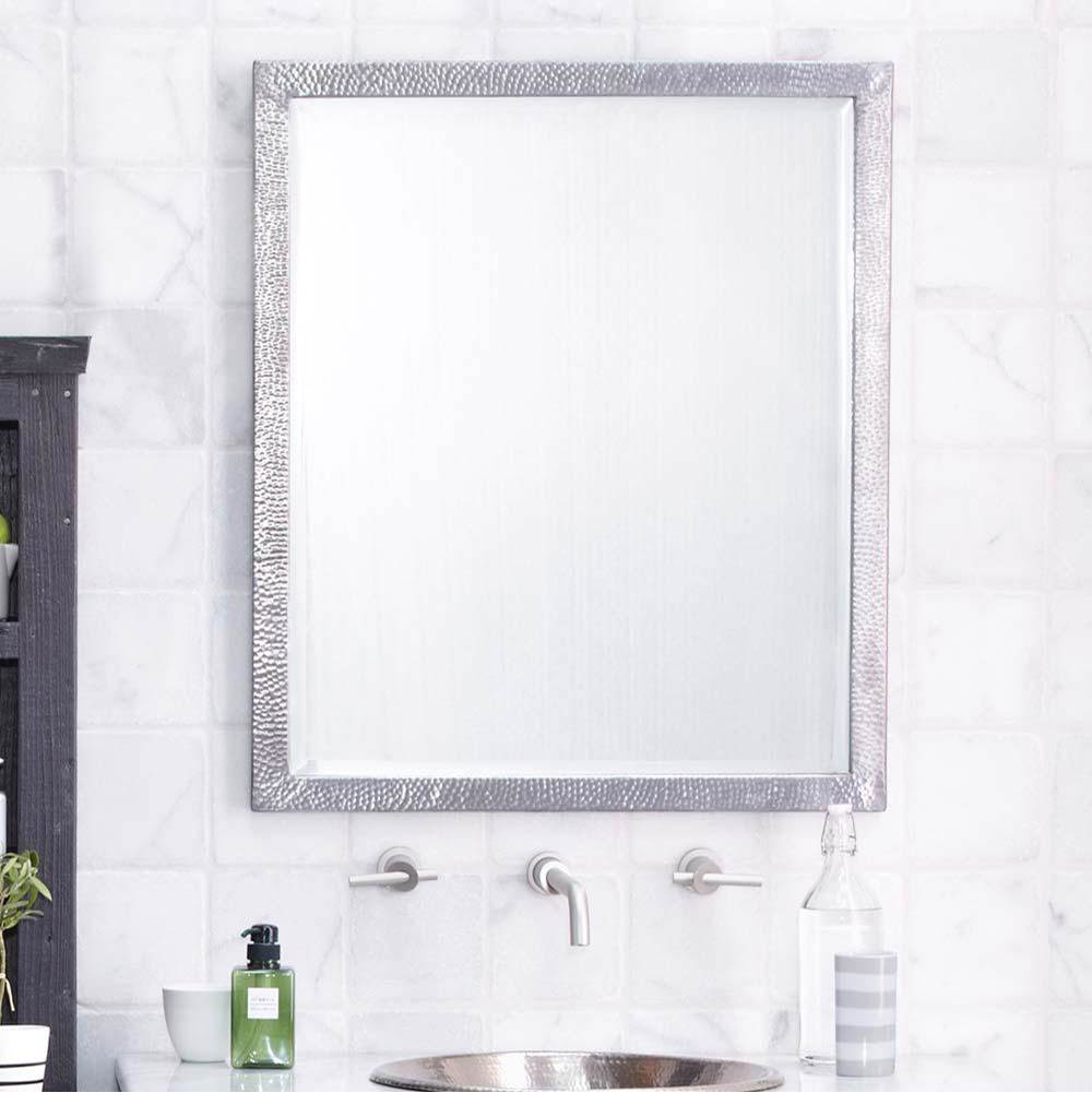 Native Trails - Divinity Large Mirror - Hammered Aluminum