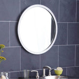 Native Trails - Divinity Round Mirror - Hammered Aluminum