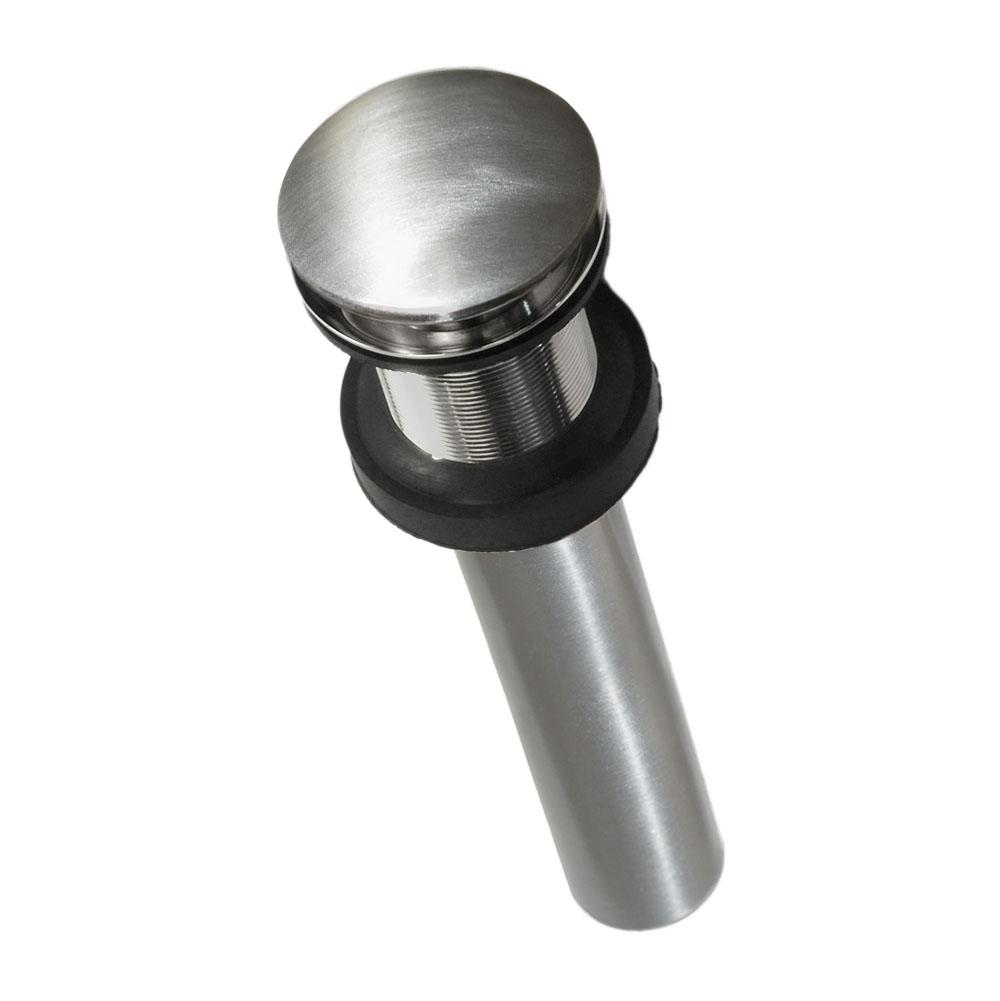 1.5'' Push to Seal Dome Drain in Brushed Gold