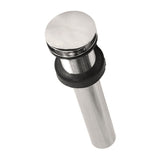 1.5'' Push to Seal Dome Drain in Brushed Gold