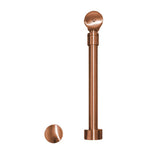 Push to Seal Bath Waste & Overflow in Brushed Gold