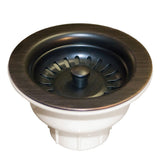 3.5'' Basket Strainer in Brushed Gold