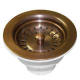 3.5'' Basket Strainer in Brushed Gold