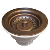 3.5'' Basket Strainer in Brushed Gold