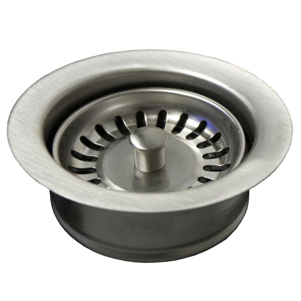 3.5'' Basket Strainer with Disposer Trim in Brushed Gold