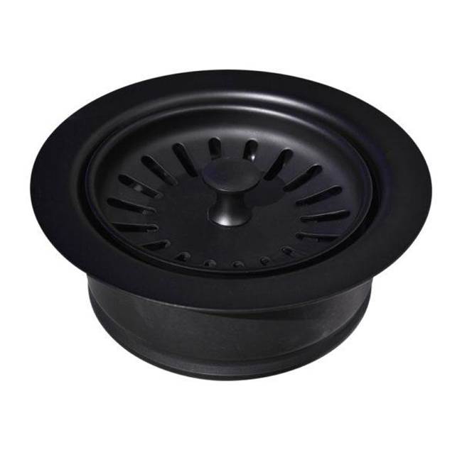 Native Trails - 3.5'' Basket Strainer with Disposer Trim in Matte Black - Matte Black