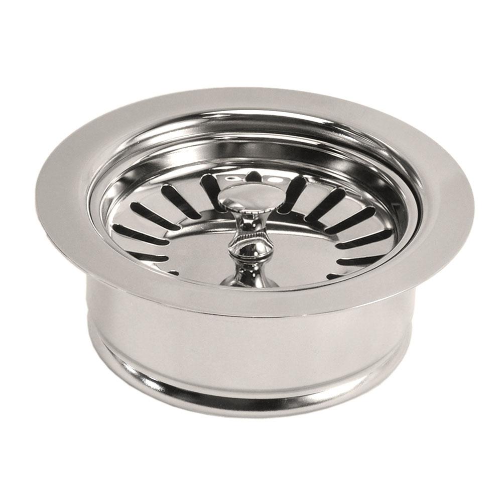 3.5'' Basket Strainer with Disposer Trim in Brushed Gold