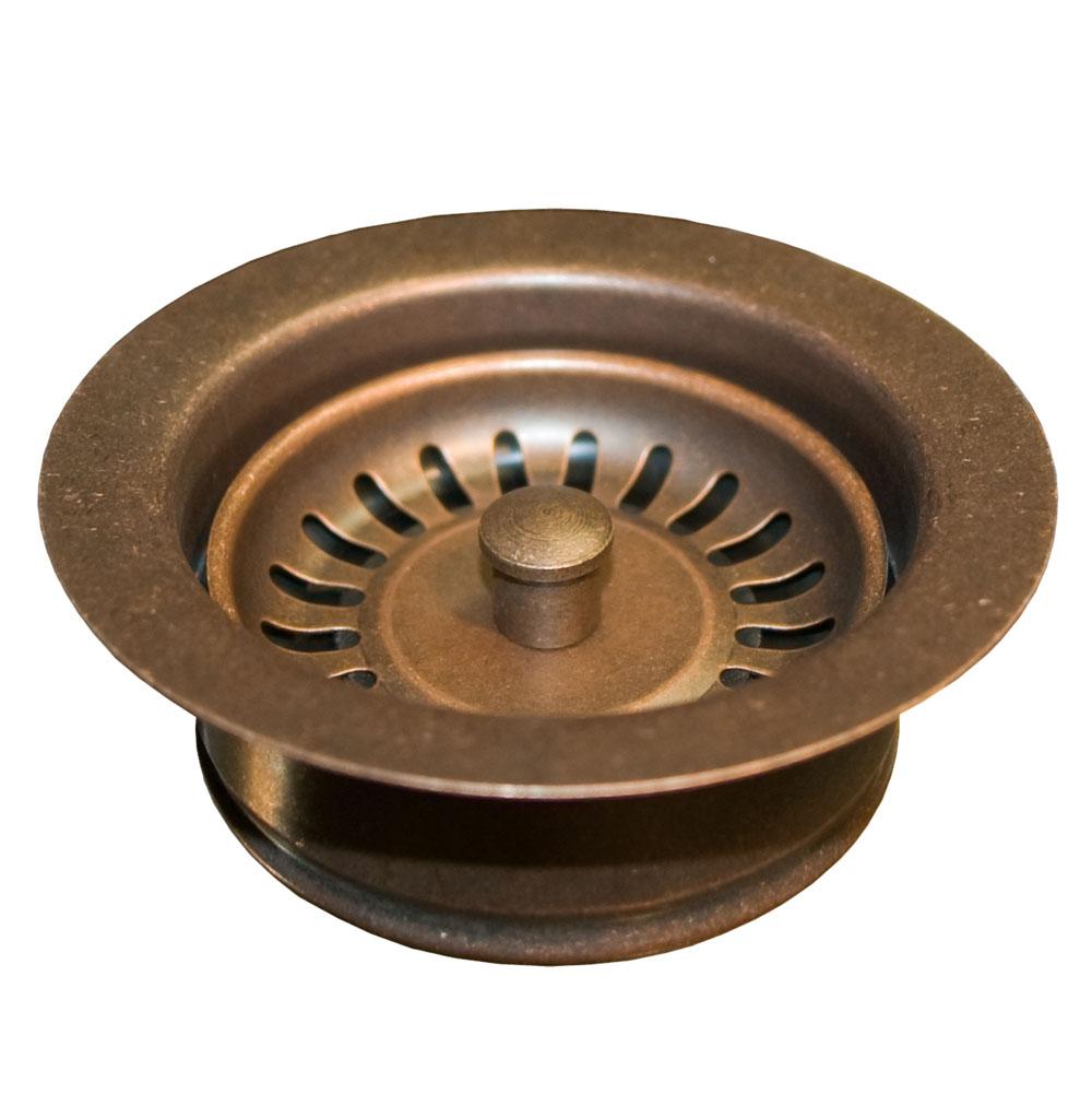 3.5'' Basket Strainer with Disposer Trim in Brushed Gold