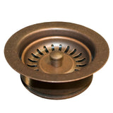 3.5'' Basket Strainer with Disposer Trim in Brushed Gold