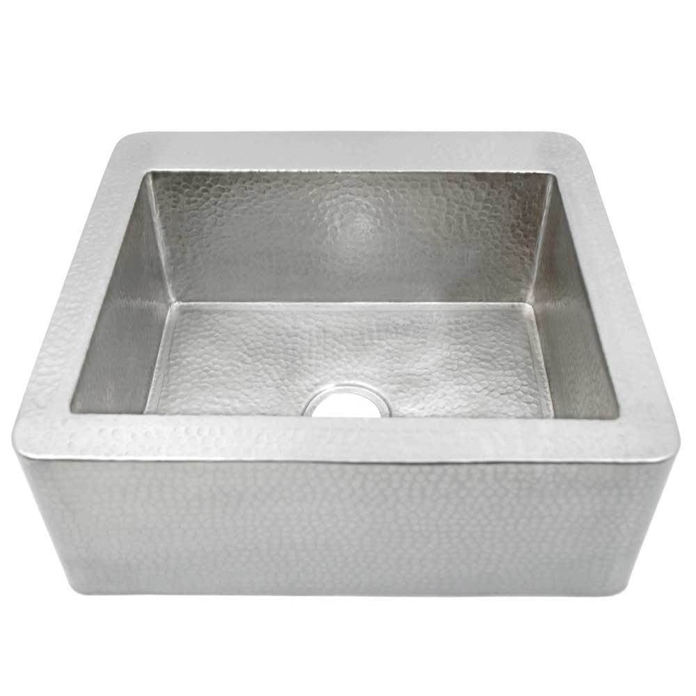 Farmhouse 25 Kitchen SInk in Brushed Nickel