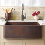 Native Trails - Farmhouse 30 Kitchen SInk in Antique Copper - Antique Copper
