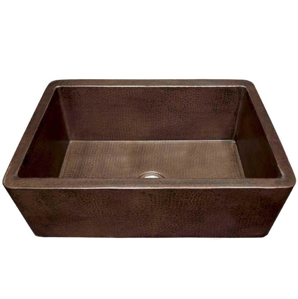 Farmhouse 33 Kitchen SInk in Antique Copper