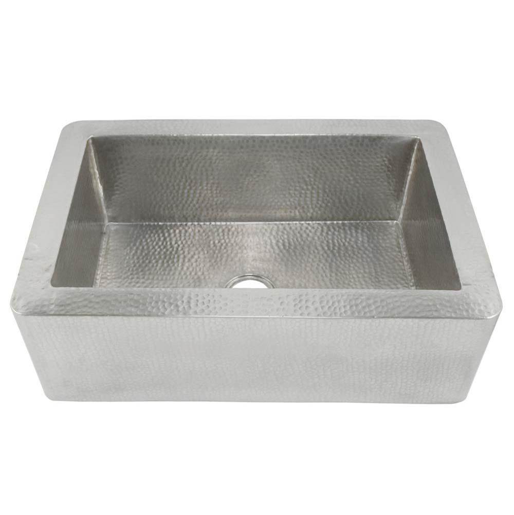 Farmhouse 33 Kitchen SInk in Brushed Nickel