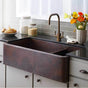 Native Trails - Farmhouse Duet Pro Kitchen SInk in Antique Copper - Antique Copper
