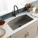 Farmhouse Quartet Kitchen Sink in Ash