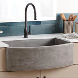 Native Trails - Farmhouse Quartet Kitchen Sink in Ash - Ash