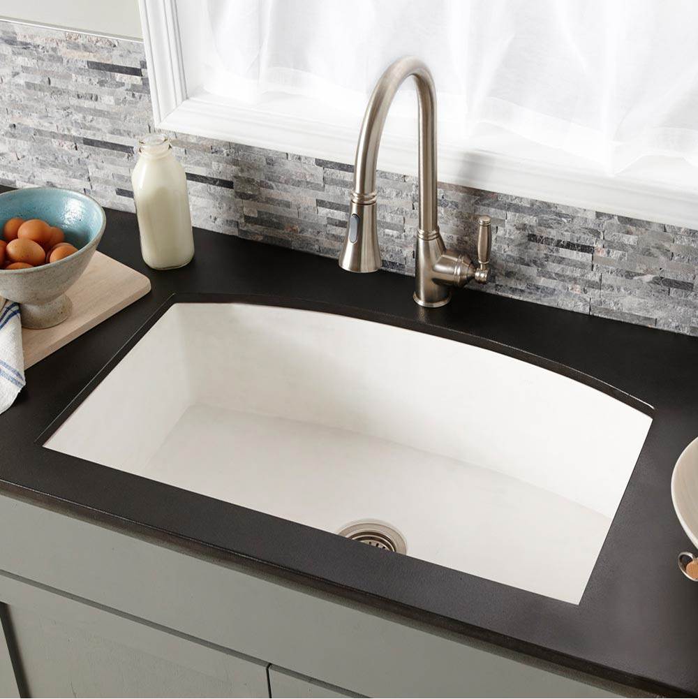 Native Trails - Farmhouse Quartet Kitchen Sink in Pearl - Pearl