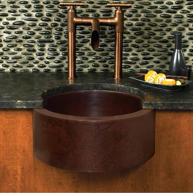 Native Trails - Fiesta Bar and Prep Sink in Antique Copper - Antique Copper