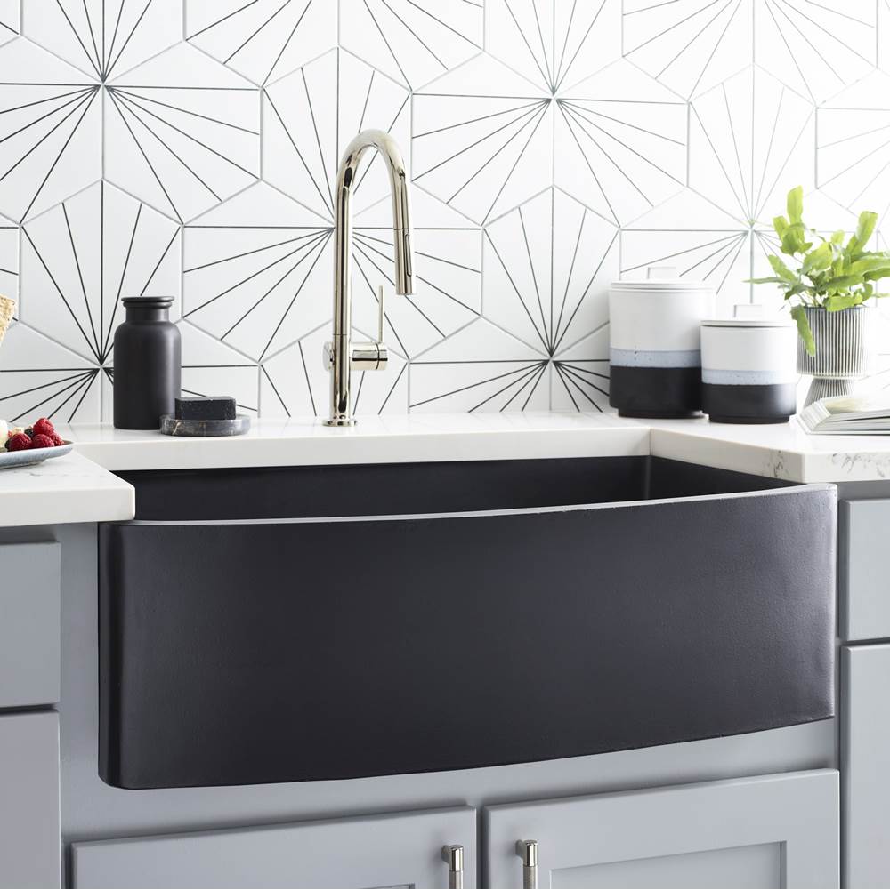 Farmhouse Quartet Kitchen Sink in Ash