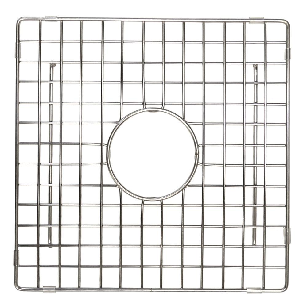 12'' Square Bottom Grid in Matte Black