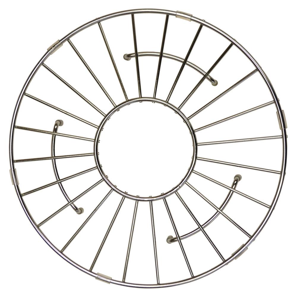 11 3/16'' Round Bottom Grid in Matte Black