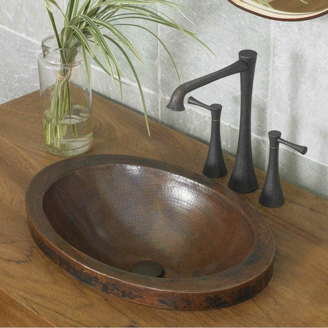 Native Trails - Hibiscus Bathroom Sink in Antique Copper - Antique Copper