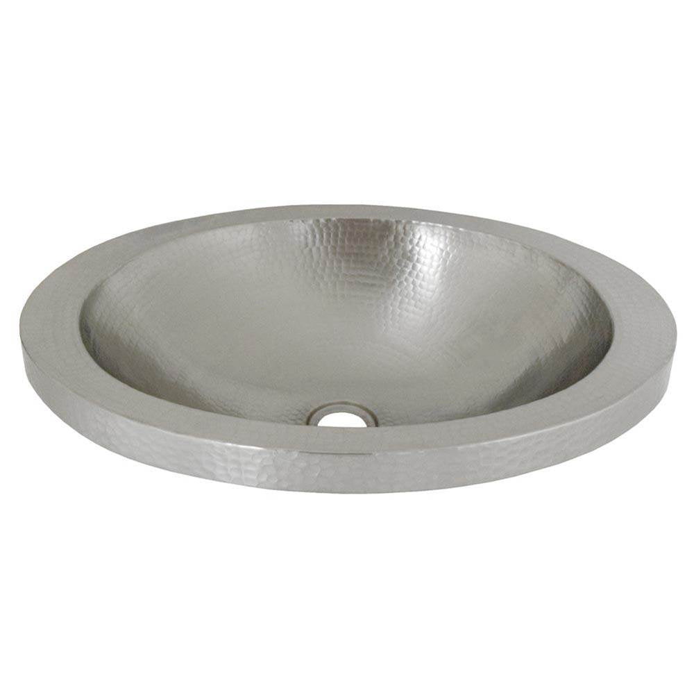 Hibiscus Bathroom Sink in Brushed Nickel
