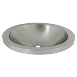 Hibiscus Bathroom Sink in Brushed Nickel