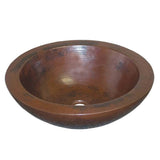 Laguna Bathroom Sink in Antique Copper