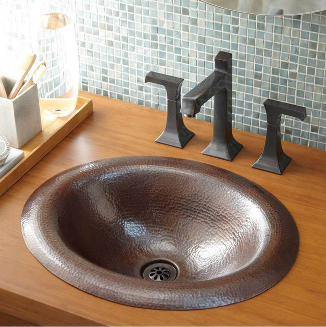 Native Trails - Maestro Lotus Bathroom Sink in Antique Copper - Antique Copper