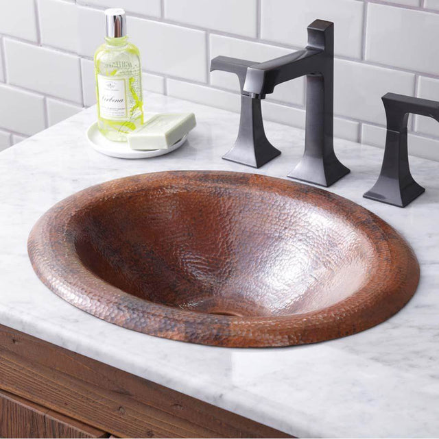 Native Trails - Maestro Lotus Bathroom Sink in Tempered Copper - Tempered Copper