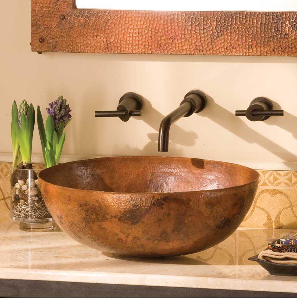 Native Trails - Maestro Oval Bathroom Sink in Tempered Copper - Tempered Copper