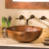 Native Trails - Maestro Oval Bathroom Sink in Tempered Copper - Tempered Copper