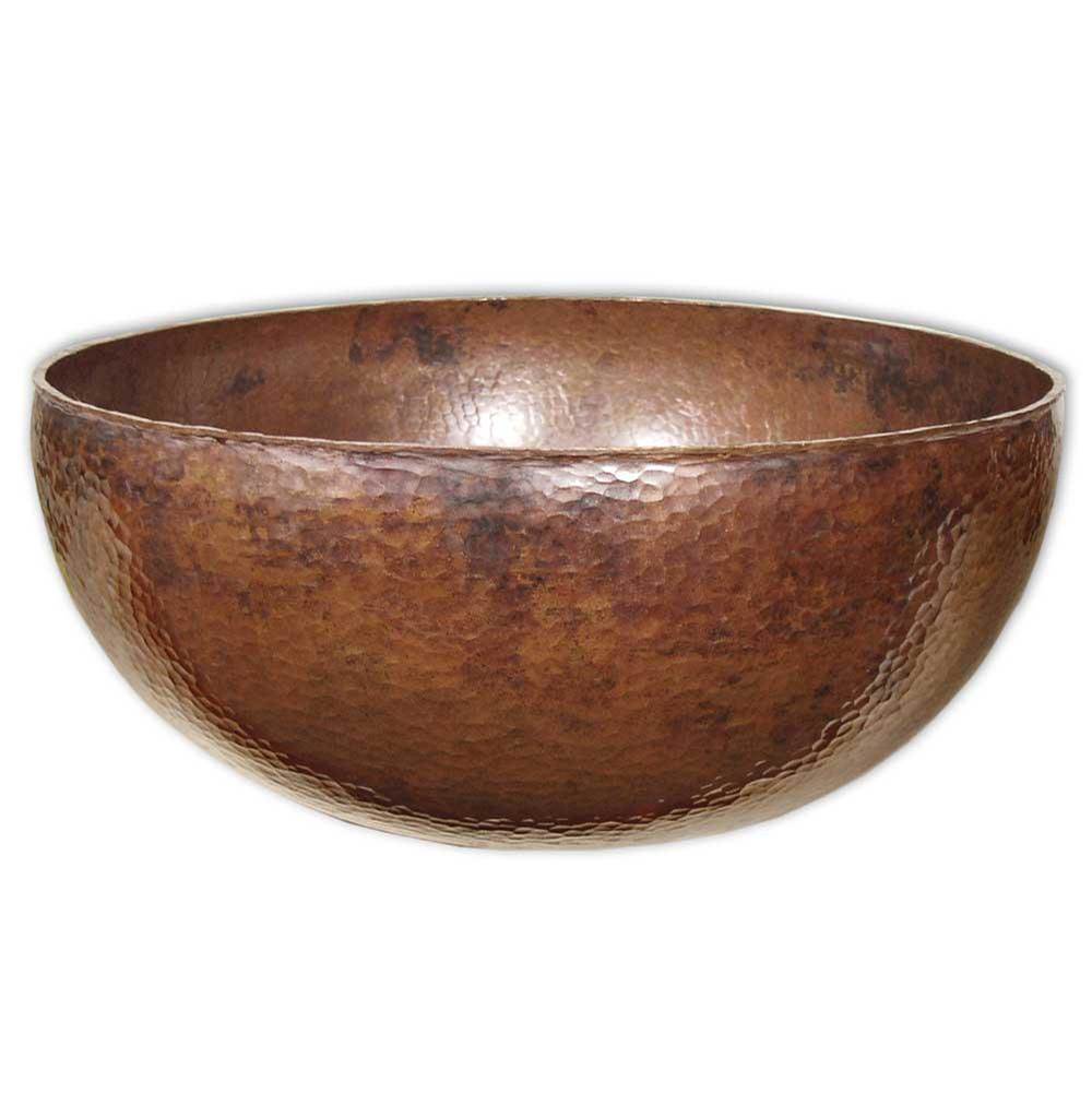 Maestro Petit Bathroom Sink in Tempered Copper