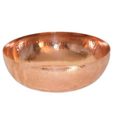 Maestro Round Bathroom Sink in Polished Copper