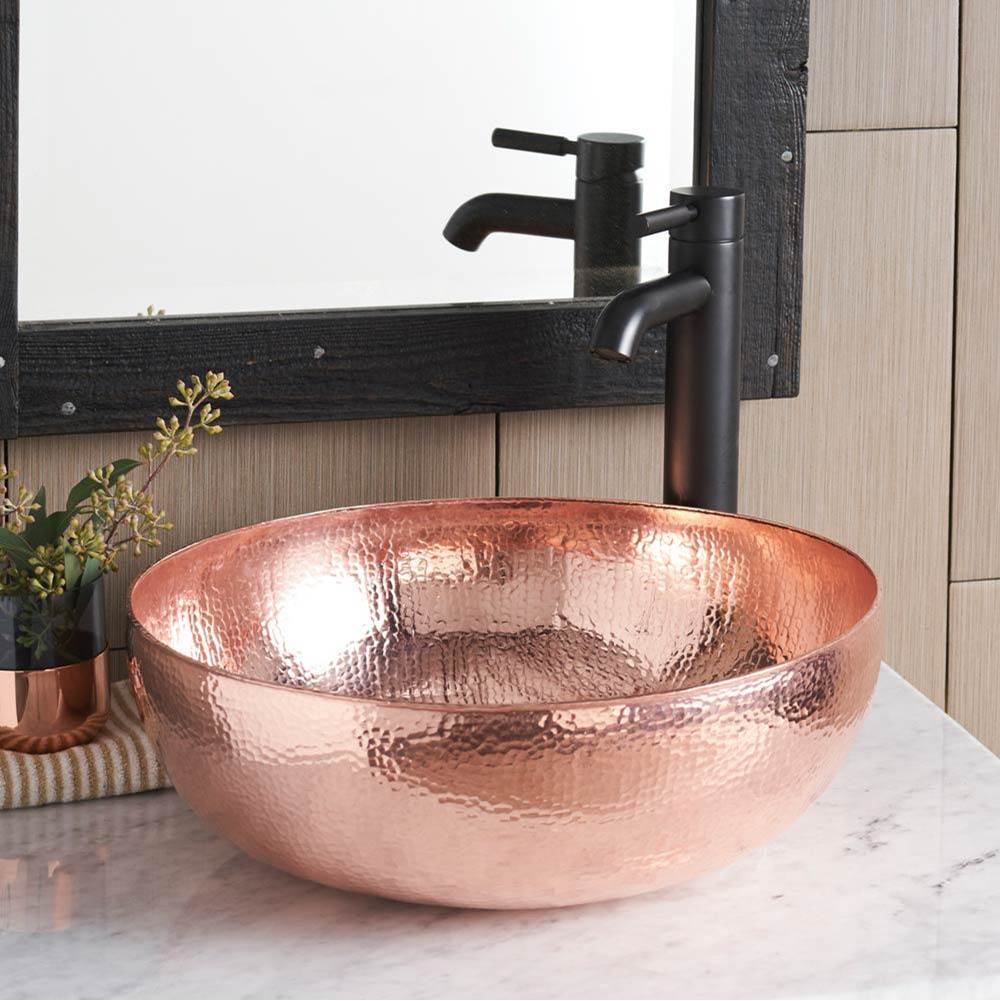 Native Trails - Maestro Round Bathroom Sink in Polished Copper - Polished Copper