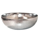 Maestro Round Bathroom Sink in Polished Nickel