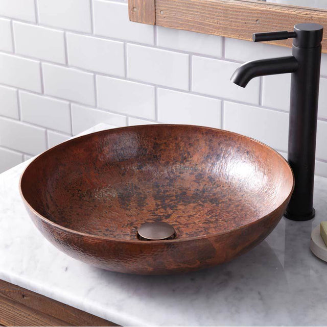 Native Trails - Maestro Sonata Bathroom Sink in Tempered Copper - Tempered Copper