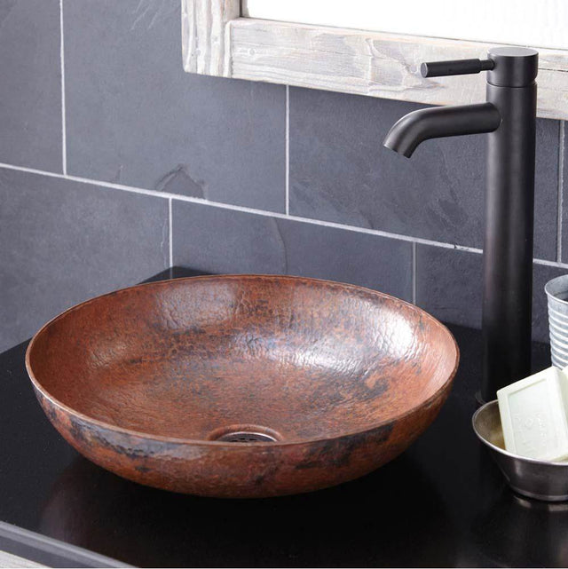 Native Trails - Maestro Sonata Petit Bathroom Sink in Tempered Copper - Tempered Copper