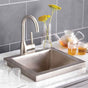 Native Trails - Manhattan Bar and Prep Sink in Brushed Nickel - Brushed Nickel