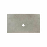 Native Trails - 36'' Native Stone Vanity Top in Ash- Vessel Cutout with No Faucet Hole - Ash