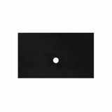 Native Trails - 36'' Native Stone Vanity Top in Charcoal- Vessel Cutout with No Faucet Hole - Charcoal