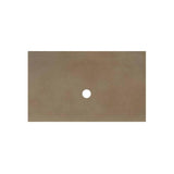 Native Trails - 36'' Native Stone Vanity Top in Earth- Vessel Cutout with No Faucet Hole - Earth