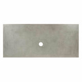 Native Trails - 48'' Native Stone Vanity Top in Ash- Vessel Cutout with No Faucet Hole - Ash