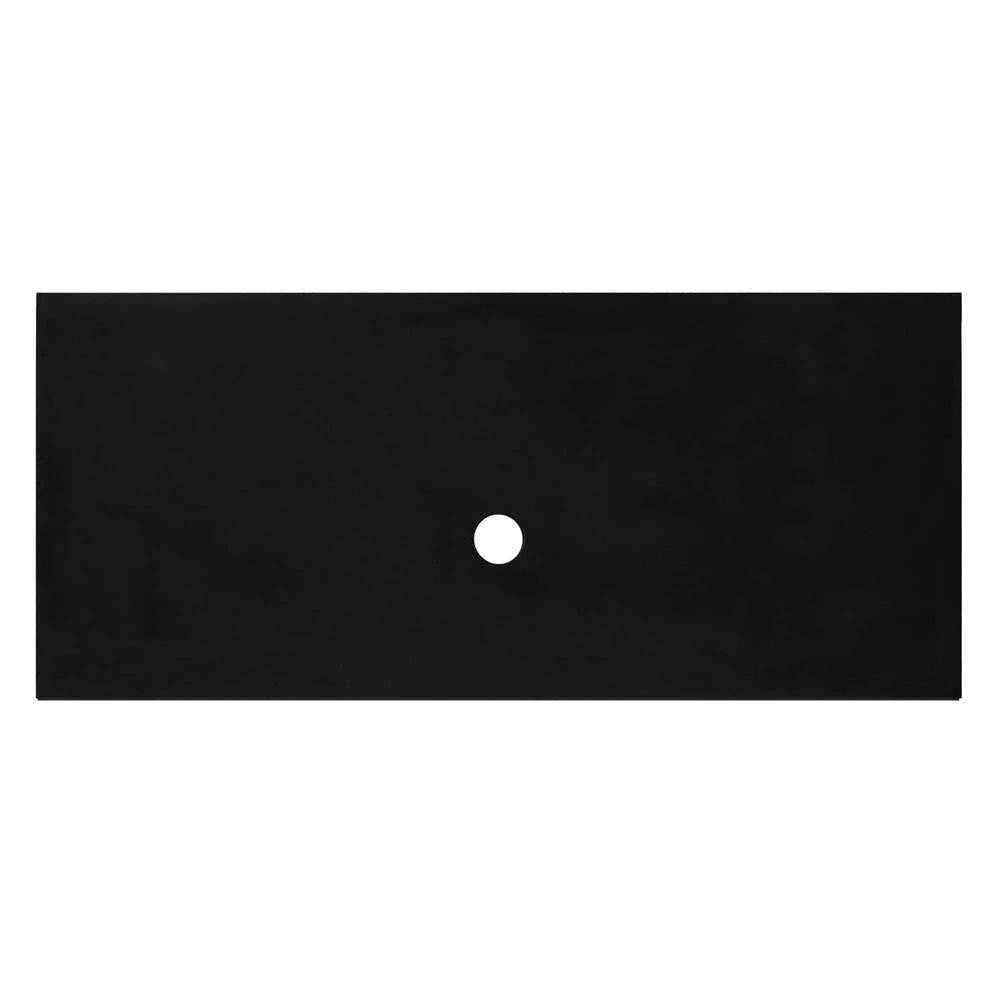Native Trails - 48'' Native Stone Vanity Top in Charcoal- Vessel Cutout with No Faucet Hole - Charcoal
