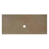 Native Trails - 48'' Native Stone Vanity Top in Earth- Vessel Cutout with No Faucet Hole - Earth
