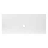 Native Trails - 48'' Native Stone Vanity Top in Pearl- Vessel Cutout with No Faucet Hole - Pearl