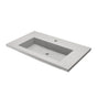 Native Trails - 36'' Capistrano Vanity Top with Integral Trough in Ash - Single Faucet Cutout - Ash
